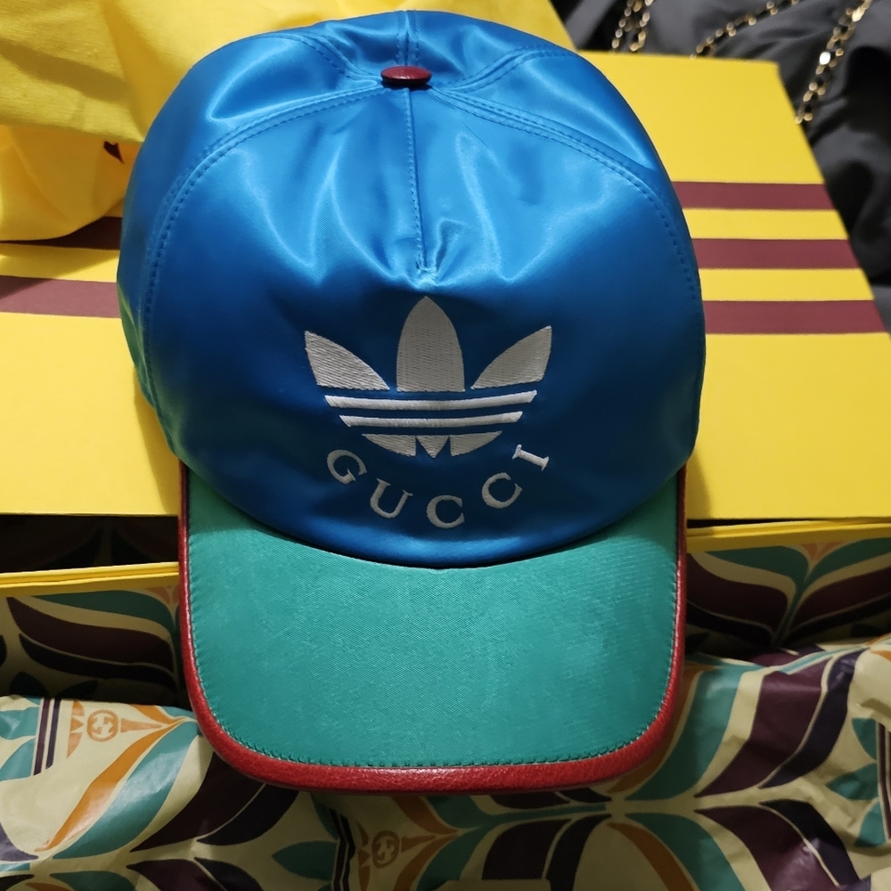 Gucci Blue and Green Cap